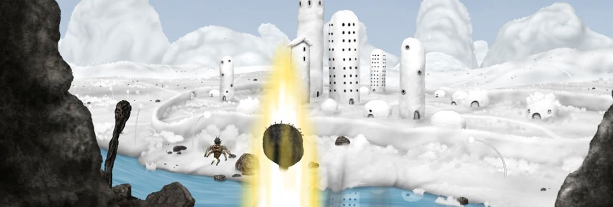 The flame and the Cotton ball